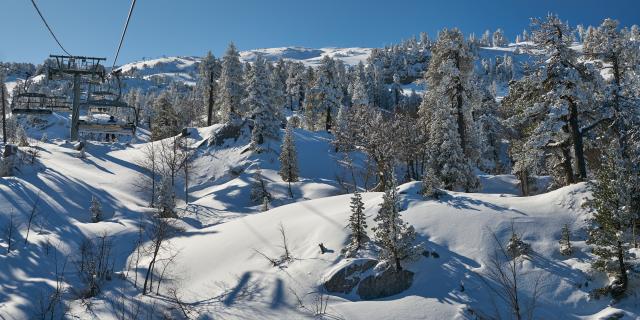 Télésiège station de ski de La Pierre (Pyrénées béarnaises)