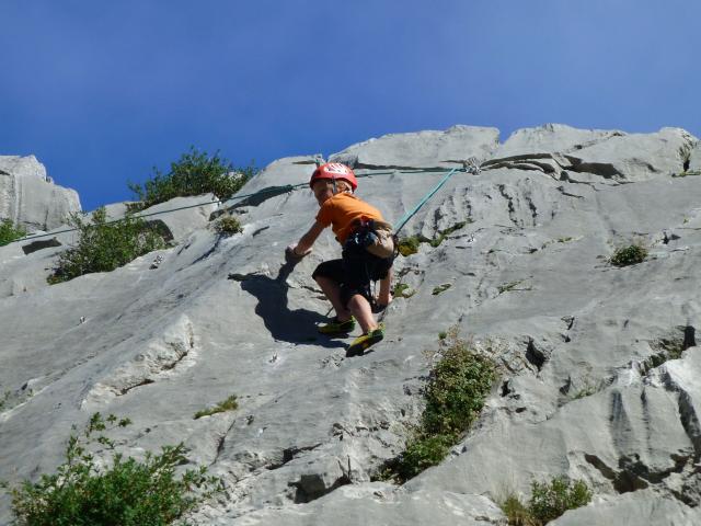 Les Tennis, secteur idéal pour découvrir l’escalade à La Pierre Saint-Martin