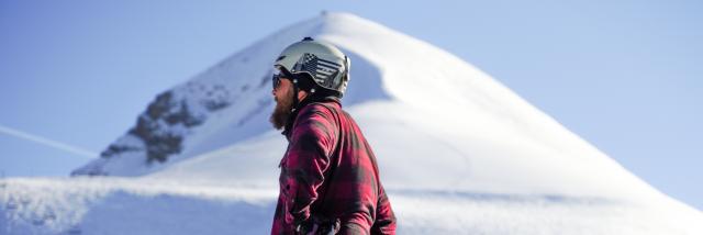 le temps d'une pause entre deux descentes sur les pistes du domaine de ski alpin de la Pierre Saint-Martin