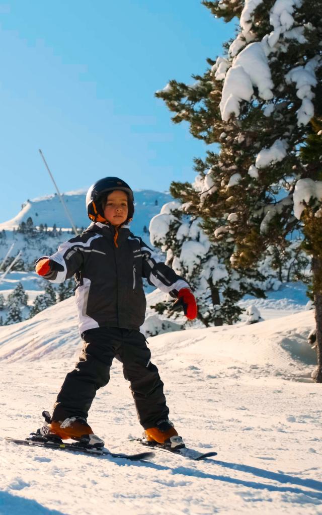 Apprentissage avec l'ESF de La Pierre Saint-Martin (Béarn, Pyrénées)