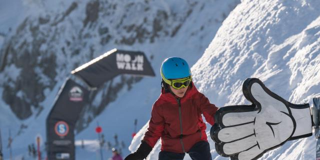 La piste bleue Moon Walk pour du ski ludique à La Pierre Saint-Martin