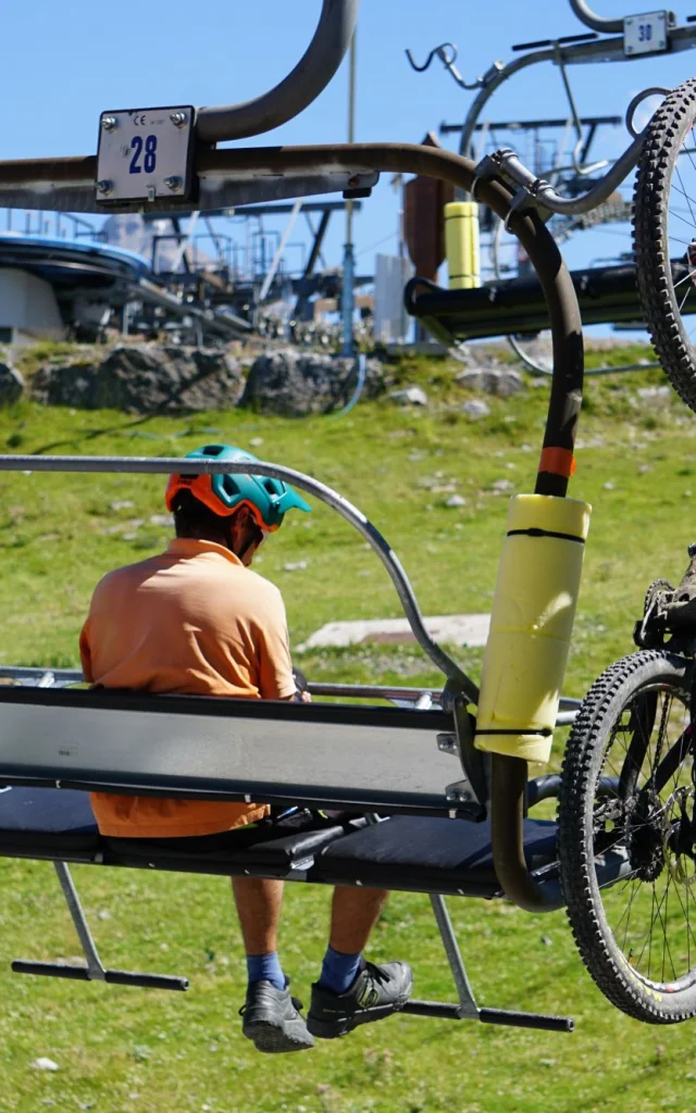 Descente vtt sur les pistes du Bike Park de La Pierre Saint-Martin