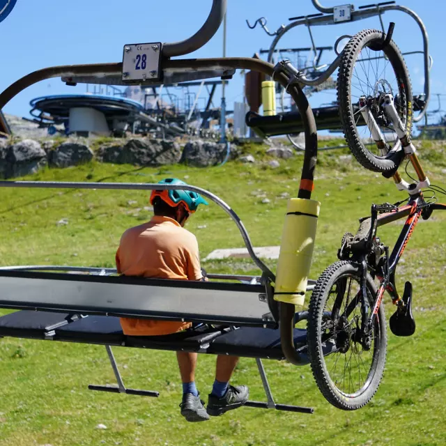 Descente vtt sur les pistes du Bike Park de La Pierre Saint-Martin