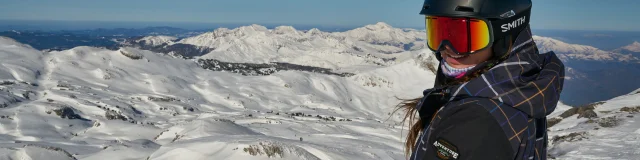 Vue panoramique depuis les hauteurs des pistes de ski de La Pierre Saint-Martin