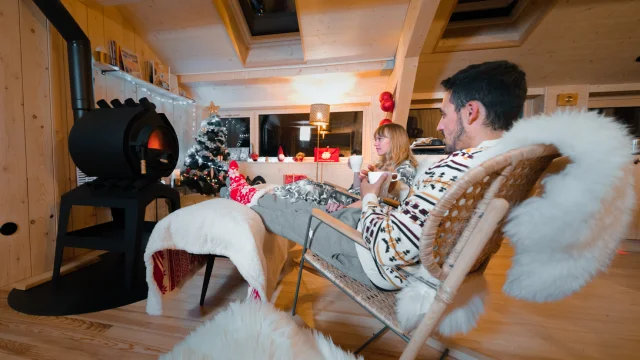 Détente en famille au coin du feu dans un chalet tout confort à La Pierre Saint-Martin