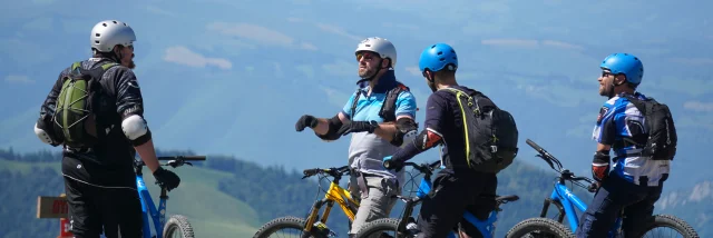 Séance VTT entre amis sur le Bike Park de La Pierre Saint-Martin