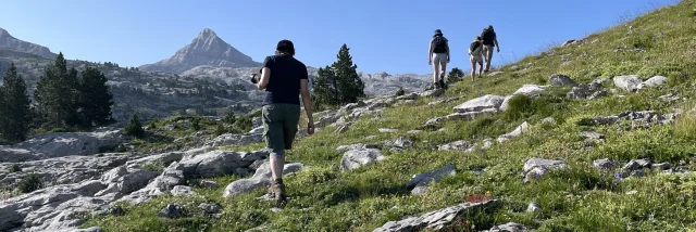 Randonnée pédestre entre lapiaz et estive à La Pierre Saint-Martin