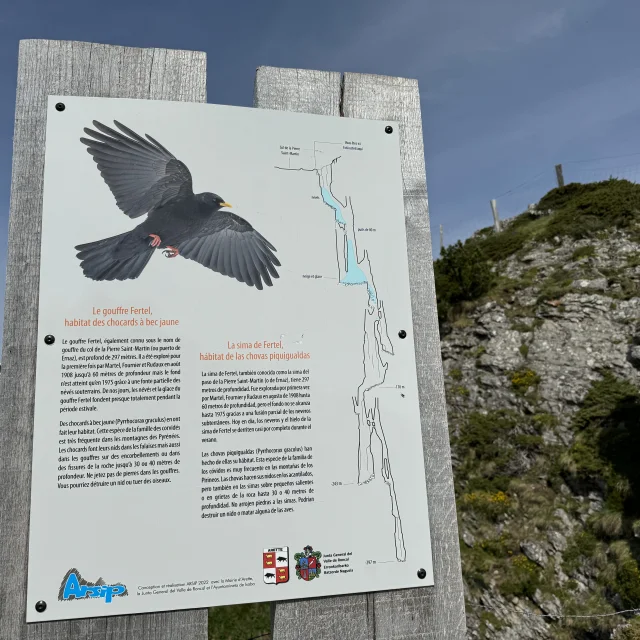 Le gouffre Fertel se situe au col de La Pierre Saint-Martin